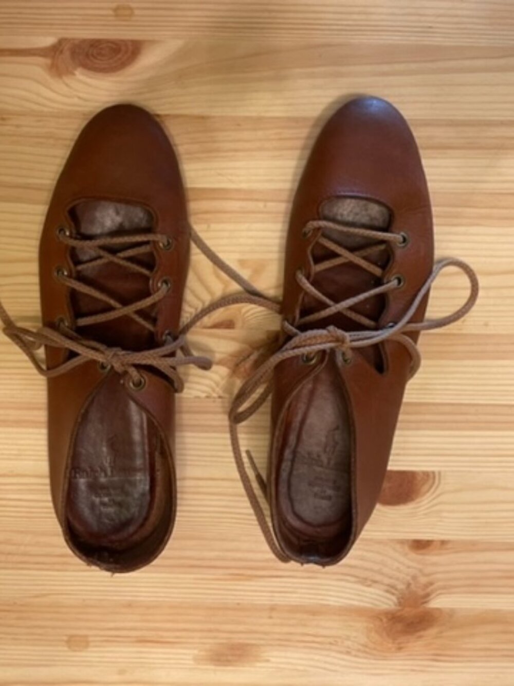 Ralph Lauren 80s long lace shoes, very rare, 8B, good condition
